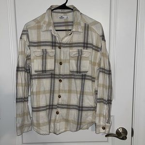 Hollister flannel boyfriend style